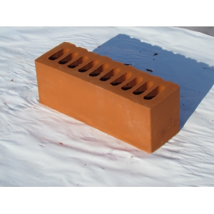 Кирпич утолщенный красный "Эконом"